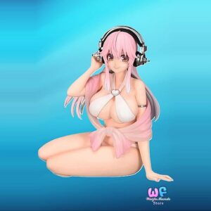 Super Sonico - Noodle Stopper - White Bikini